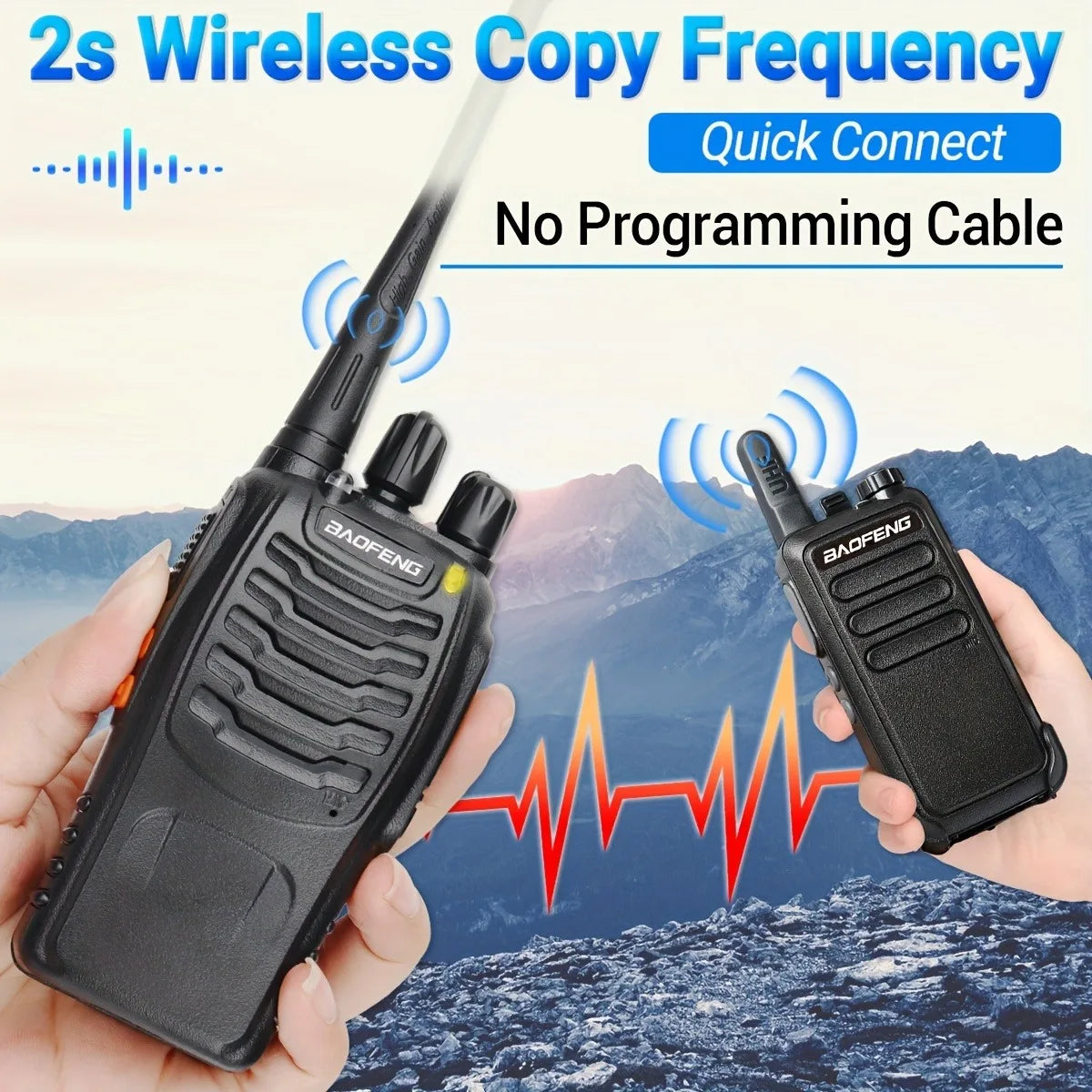 BAOFENG BF 888S Walkie Talkie UHF 400 470MHz Radios
