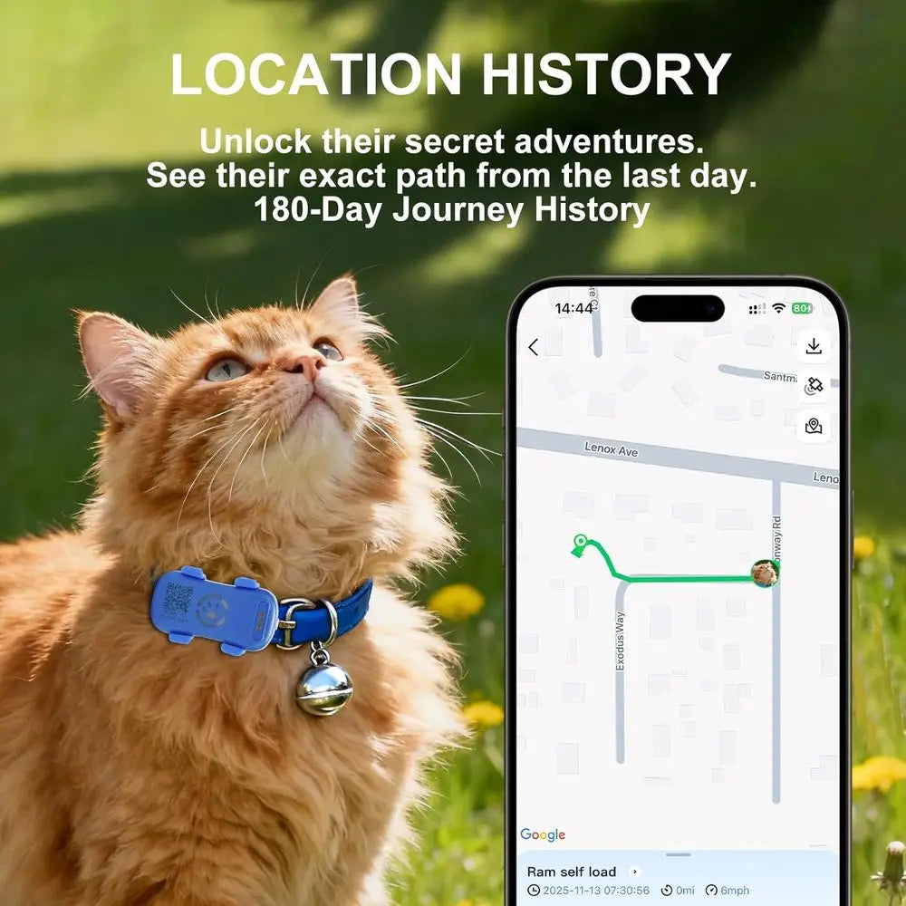 GPS Pet Tracker for Dogs and Cats RealTime Location Alerts