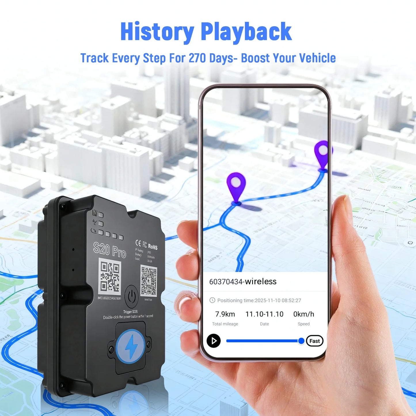Vehicle Anti Theft GPS Tracker with Real Time Alerts