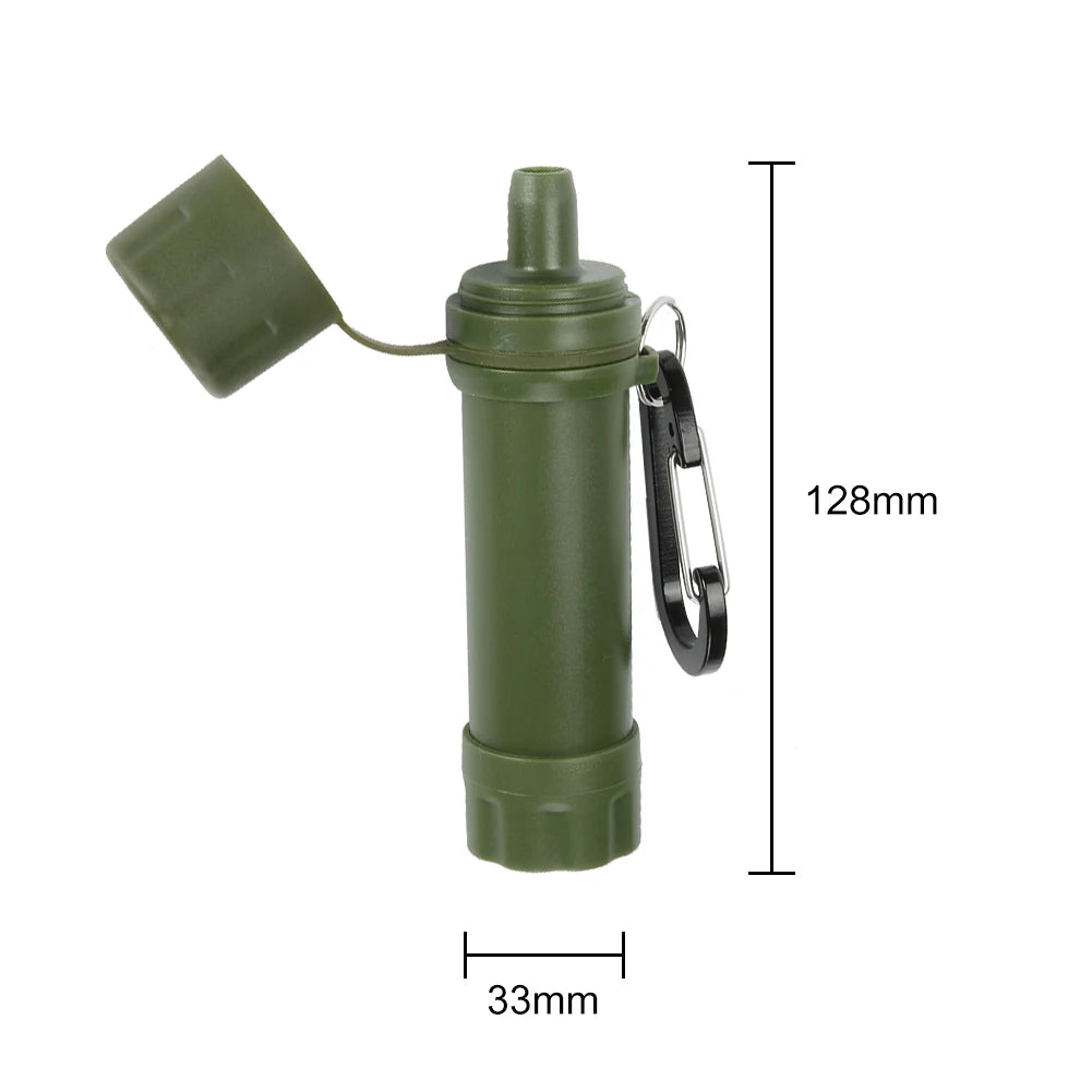 VODOOL Emergency Water Purifier Straw for Camping and Hiking