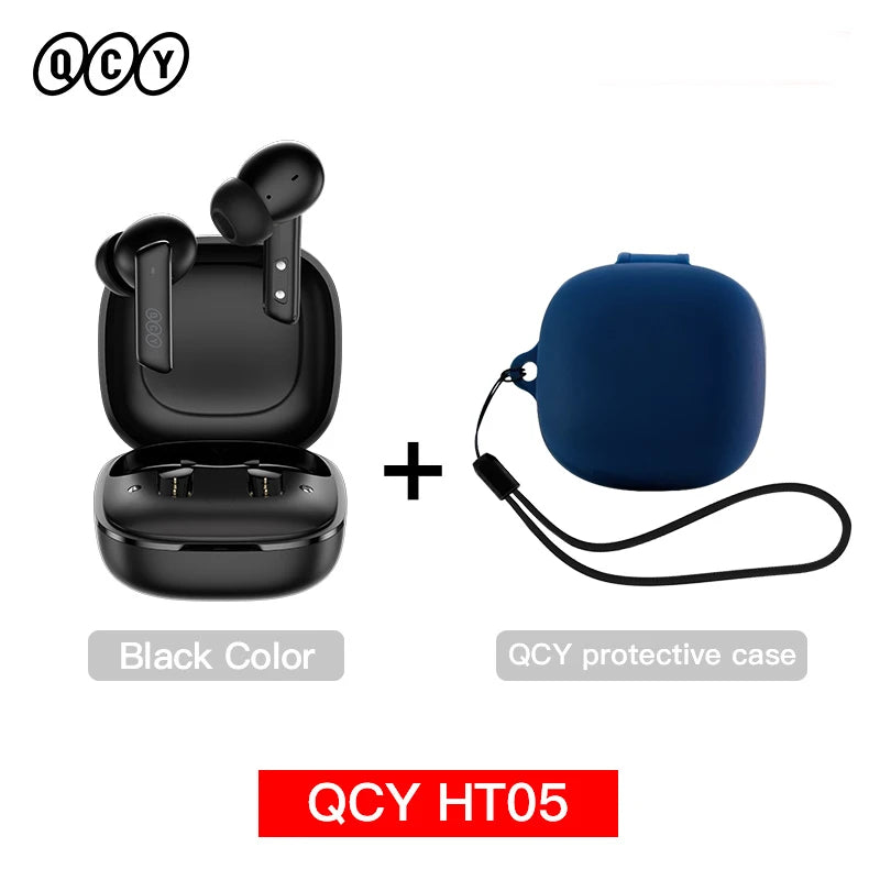 QCY HT05 ANC Wireless Earbuds With 40dB Noise Cancellation Bluetooth 5.2