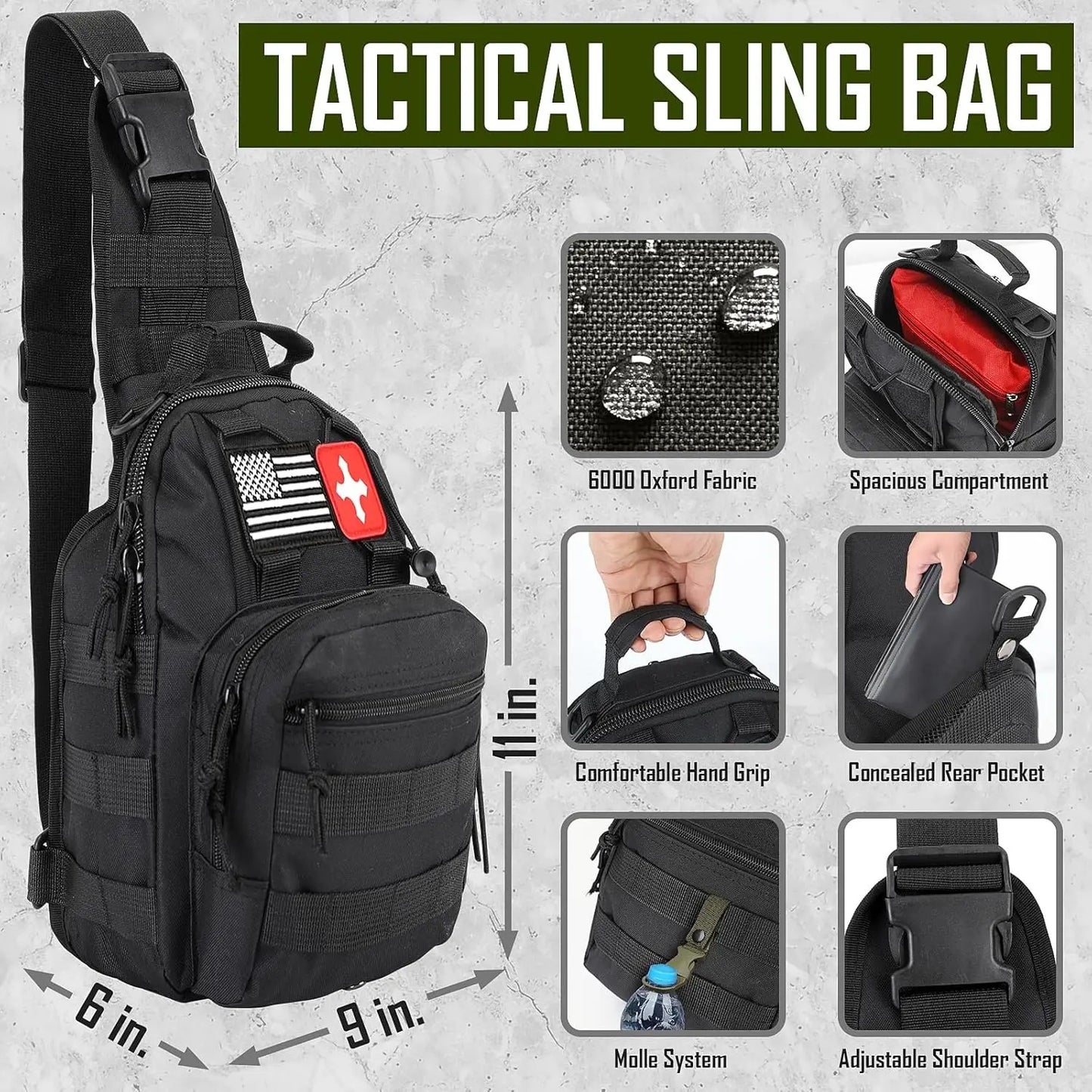 Emergency Survival Kit With First Aid Camping Axe Headlamp