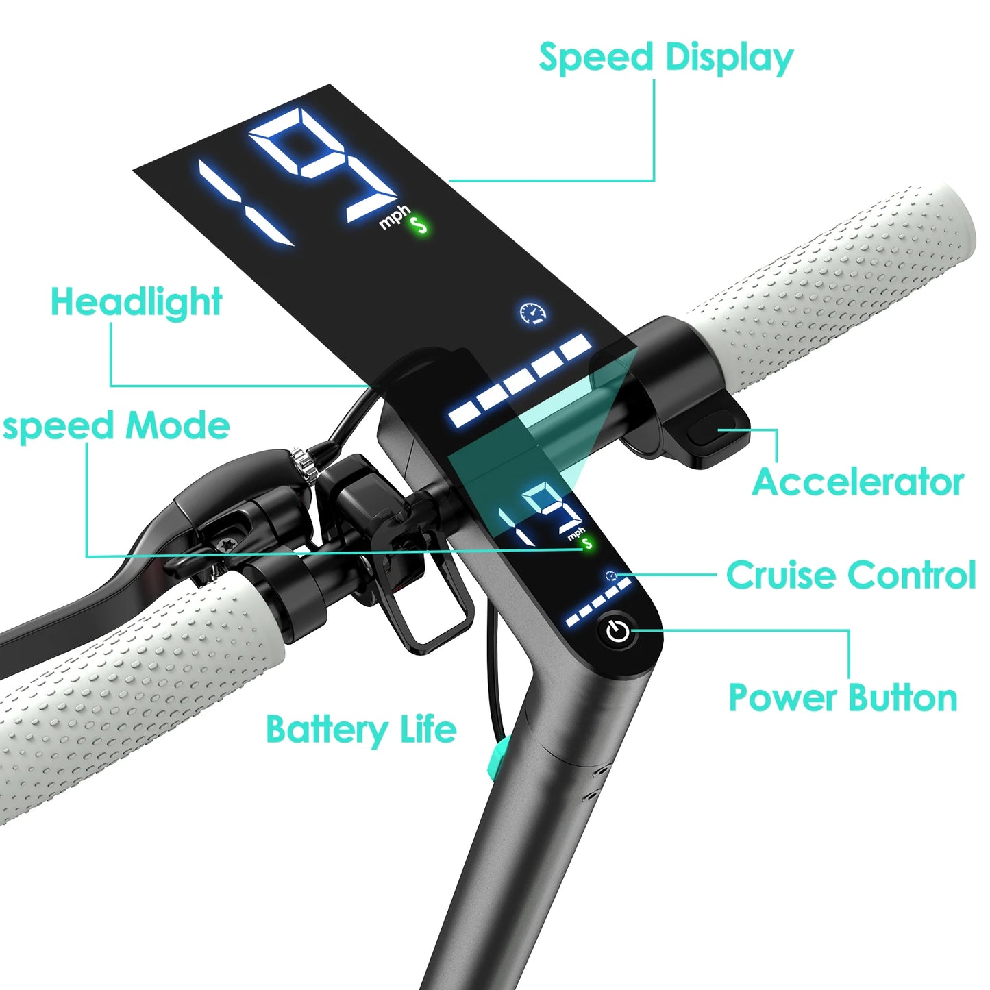 Foldable 350W Electric Scooter For Adults 36V 10.5Ah