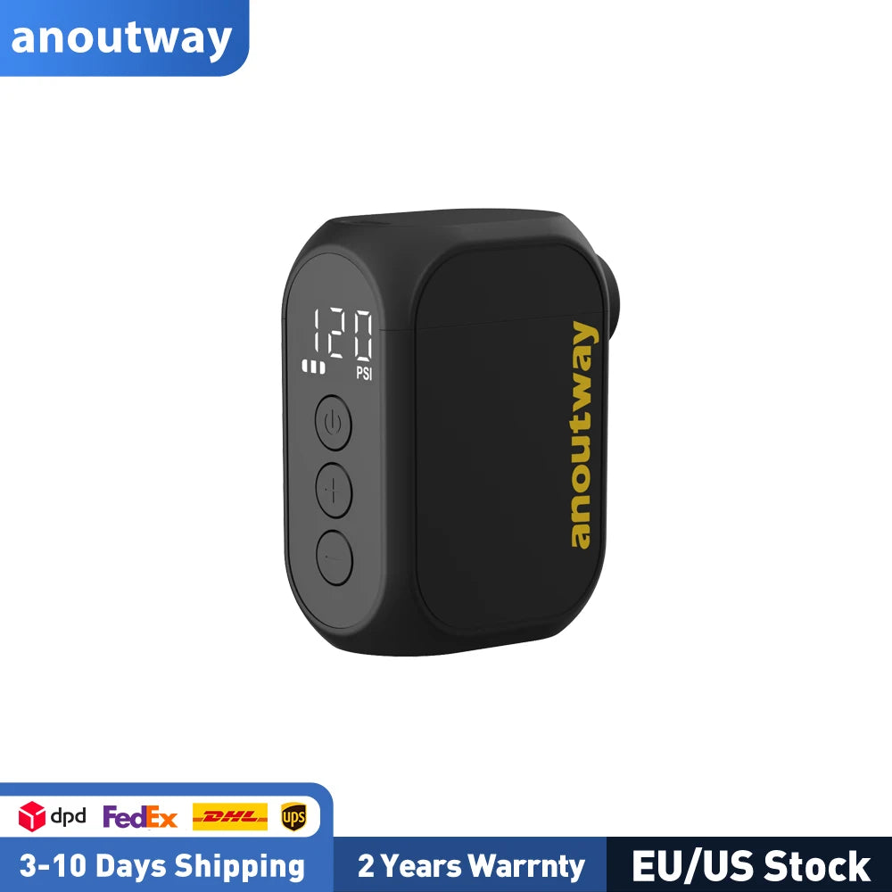 Anoutway AT1 Pro Mini Cordless Bike Tire Pump With Screen