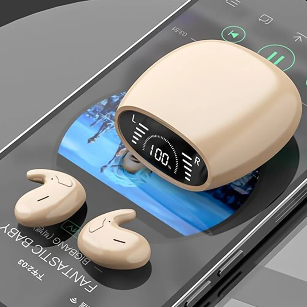 SK Ultra-thin Sleep Headphones Wireless Bluetooth Earbuds