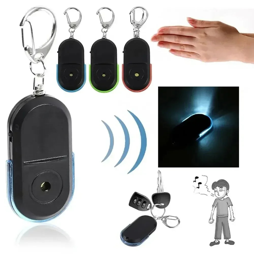 Anti Lost Alarm Key Finder Locator With LED Light Beeping