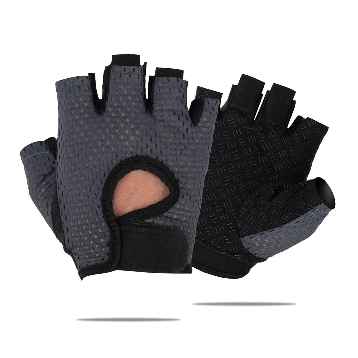 Breathable Anti Slip Fingerless Cycling Gloves for Training Unisex