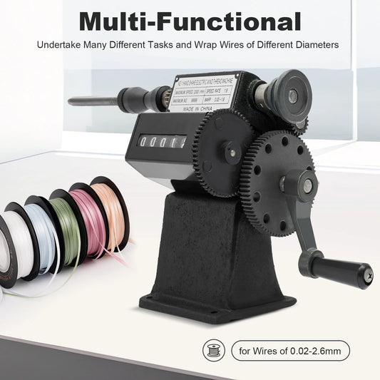 Fishing Line Spooler With Counting Machine For Telescopic Rods