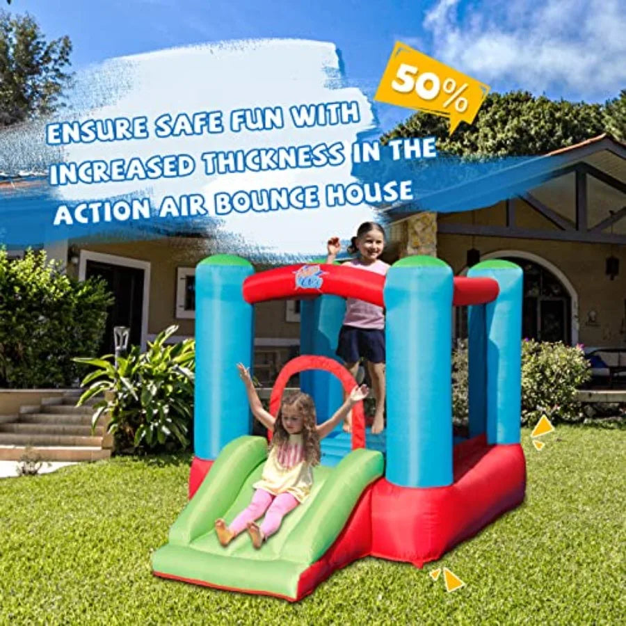 Toddler Inflatable Bounce House With Blower And Slide