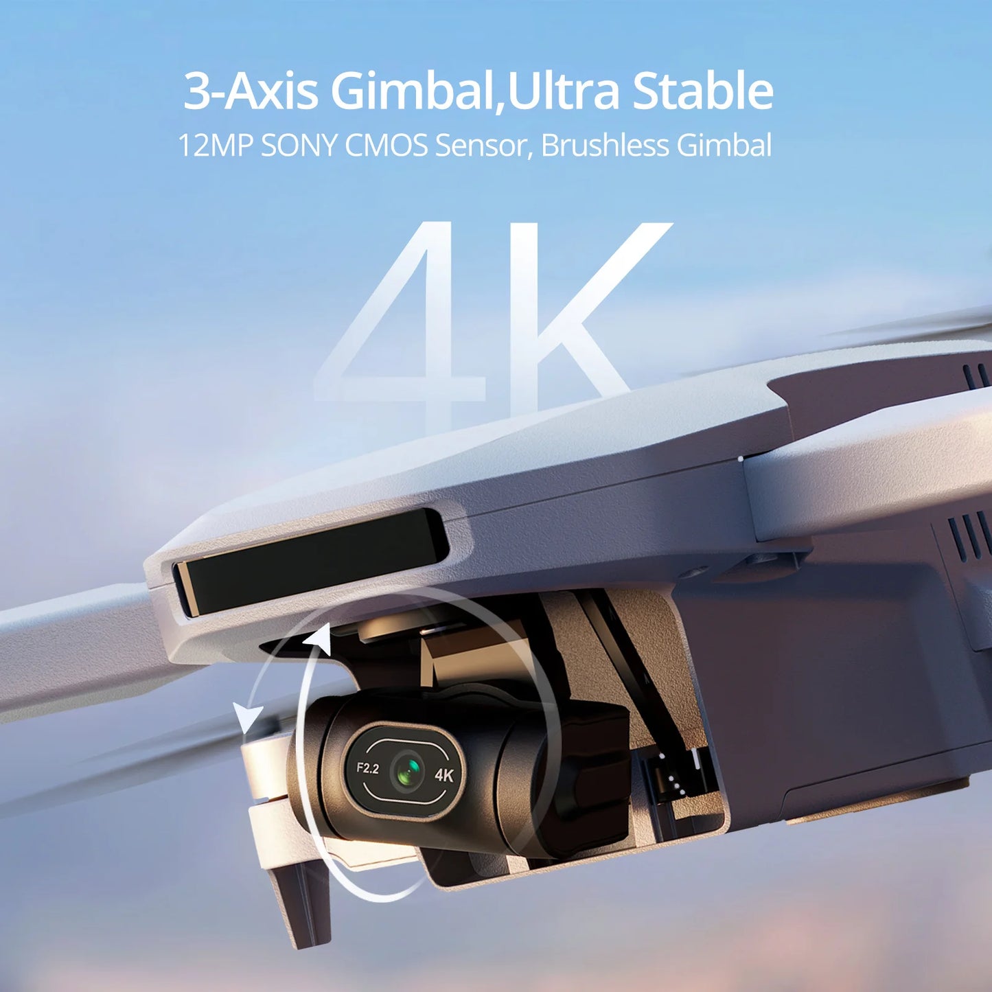Potensic C0 4K GPS Drone With 3-Axis Gimbal Return Home