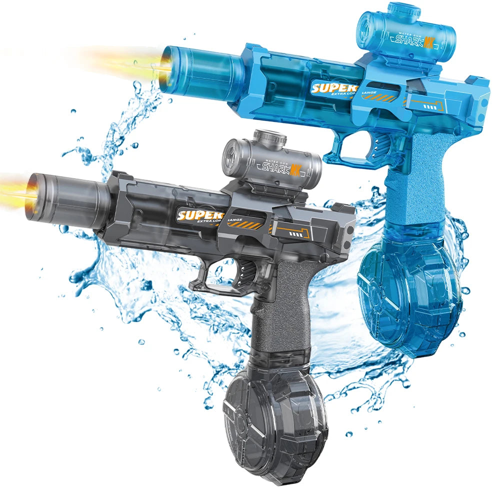 Huiqibao Toys Electric Pulse Water Gun With Flashing Sensor Light