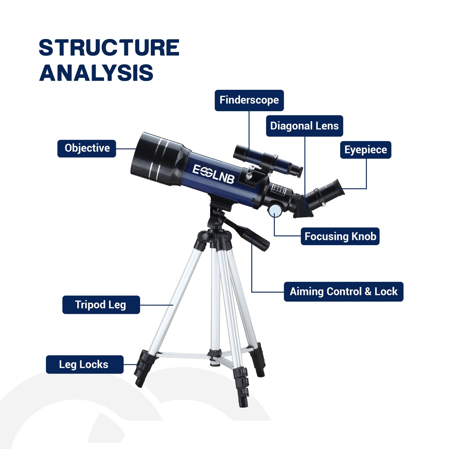 Telescope 36070 With Tripod Holder 14X To 180X Moon
