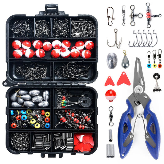 Docooler Fishing Accessories Set With Tackle Box And Tools