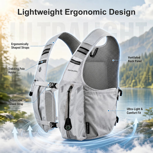 Snow Deer Outdoors Tactical Cooling Vest With Built-In Water Bladder
