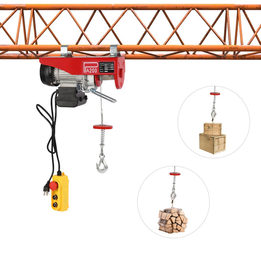 2-Ton Electric Hoist Winch With Remote Control 110V