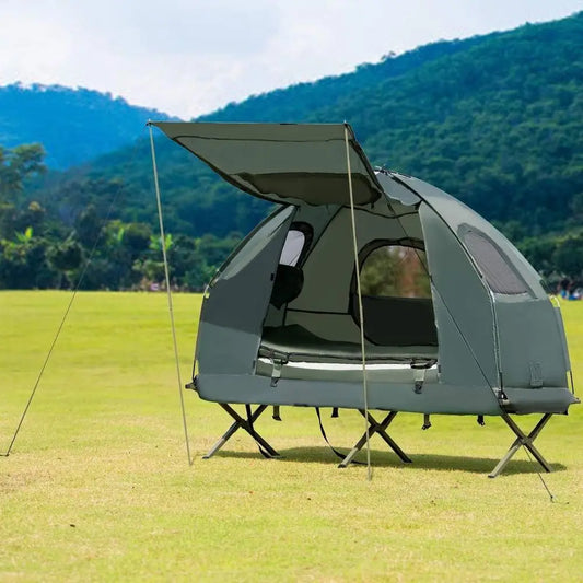 Portable Camping Tent Cot With Carry Bag And Air Mattress