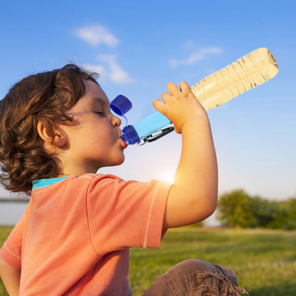 VODOOL Emergency Water Purifier Straw for Camping and Hiking