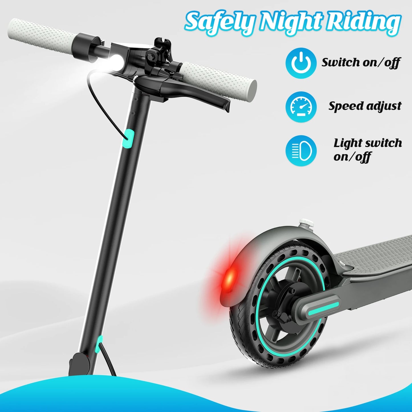 Foldable 350W Electric Scooter For Adults 36V 10.5Ah