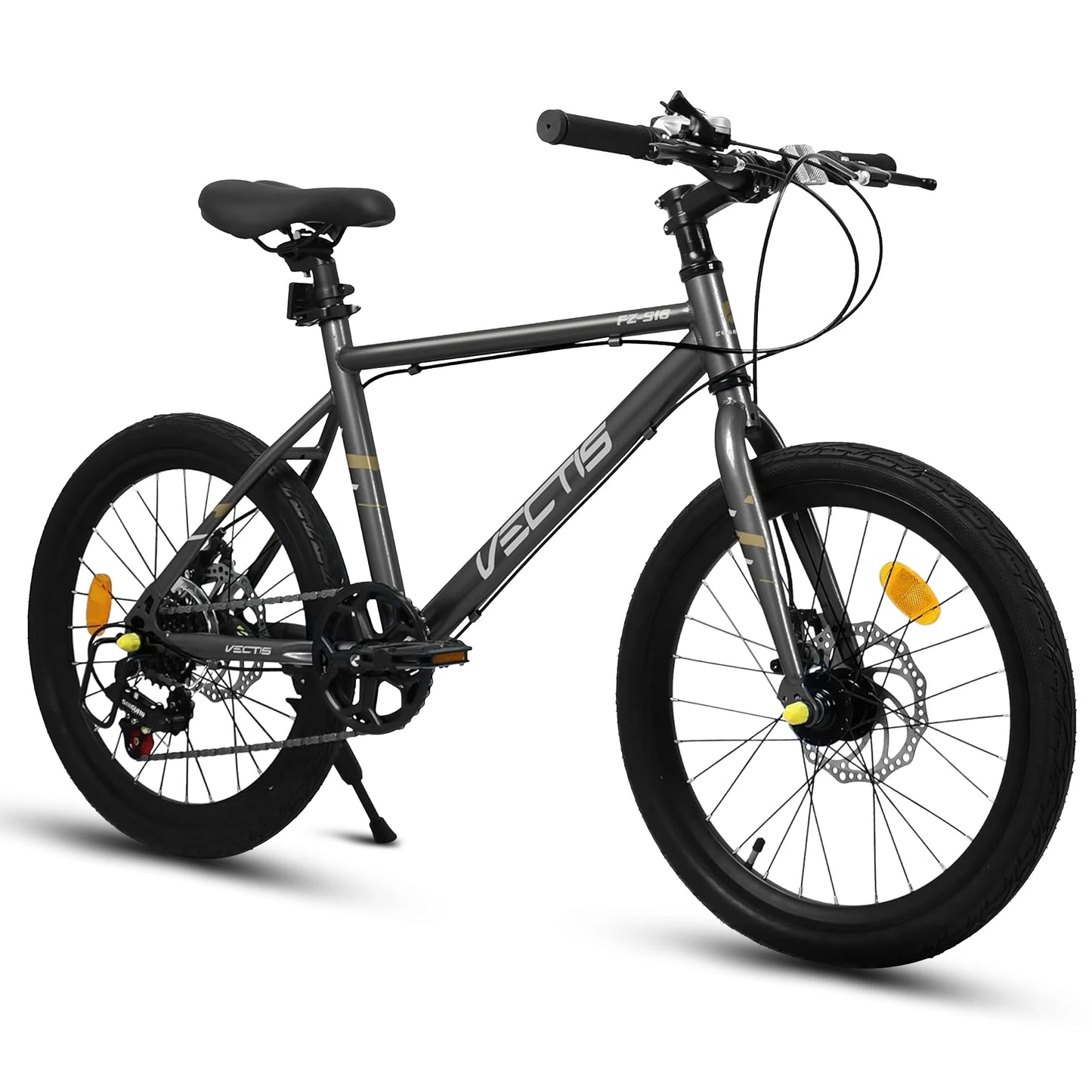 Kids Bike With 7-Speed Dual Disc Brakes For Safe Riding