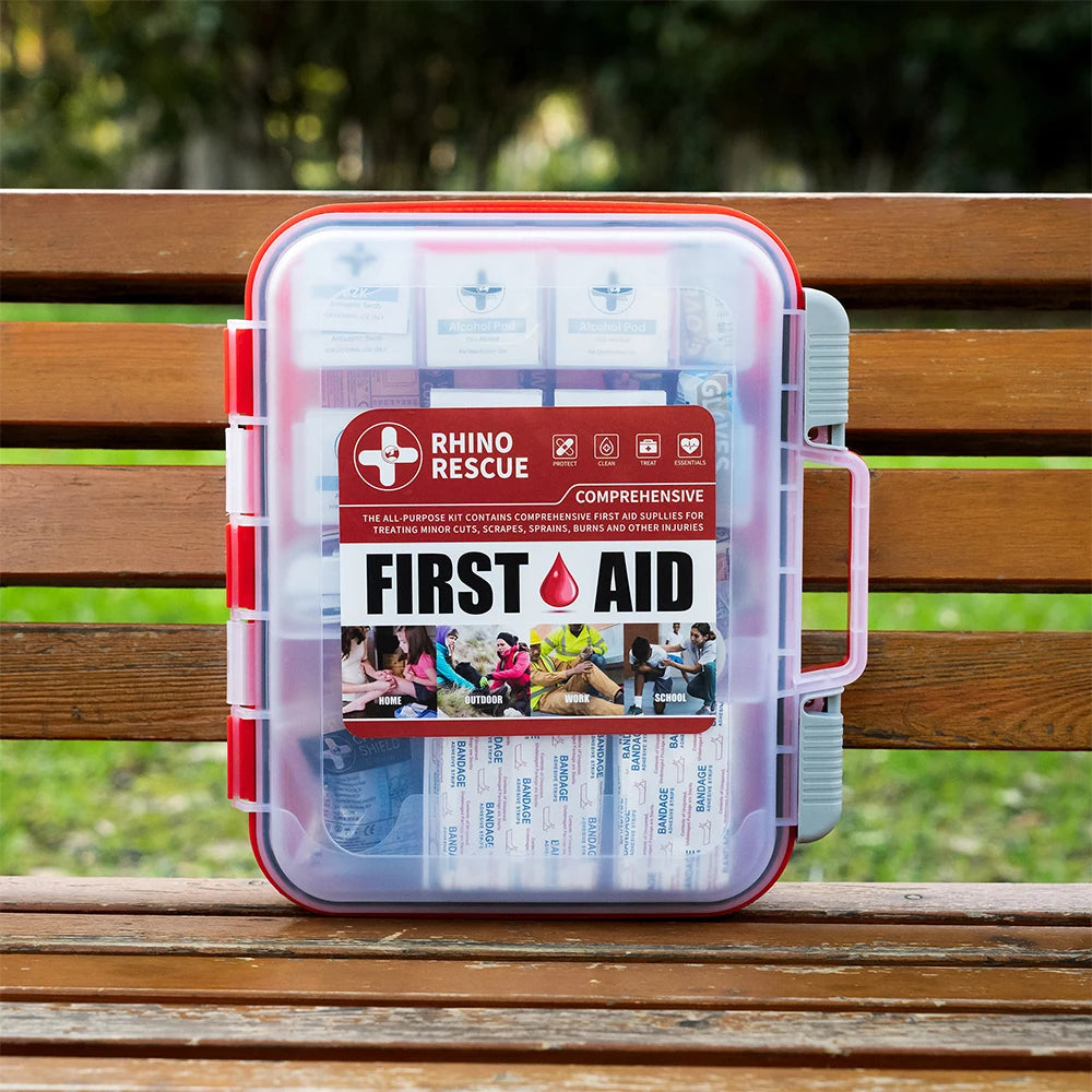 Rhino Rescue 350 Piece All Purpose First Aid Kit Office