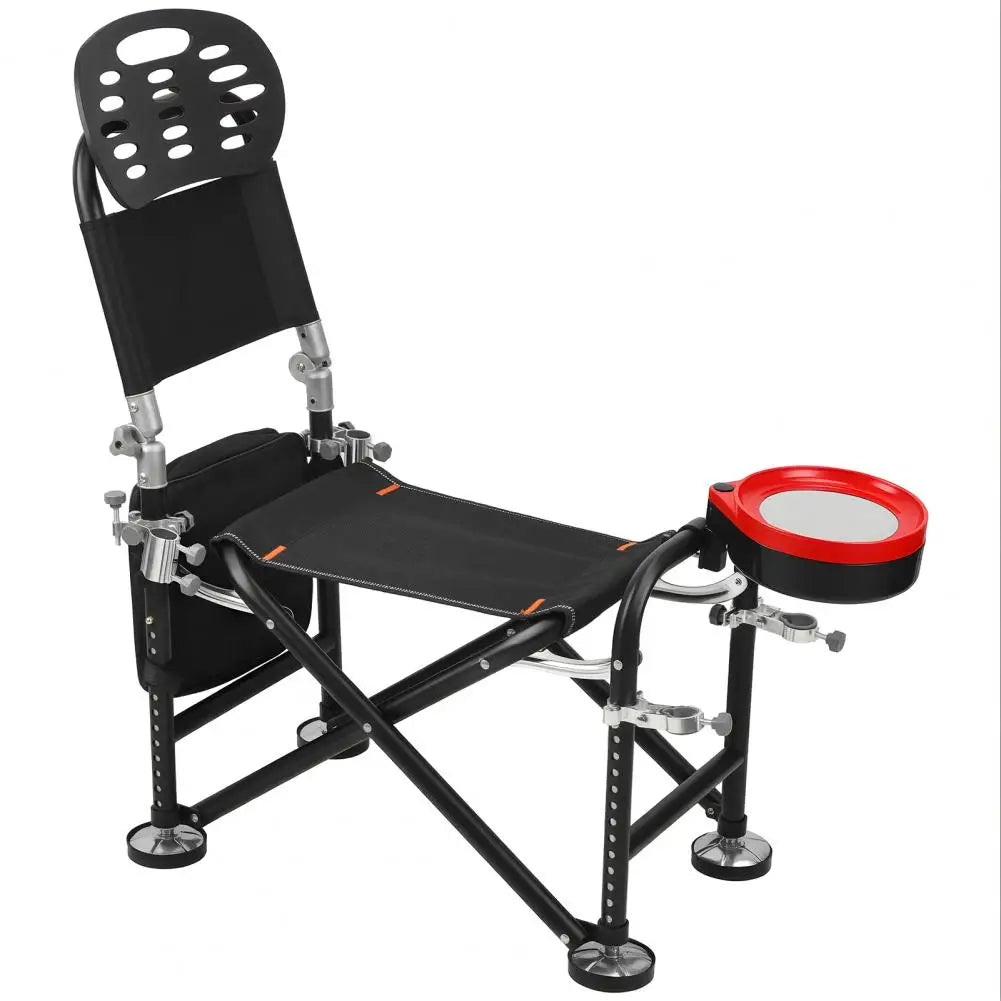 13 Gear Rise Fall 21cm Adjustable Fishing Chair With Backrest