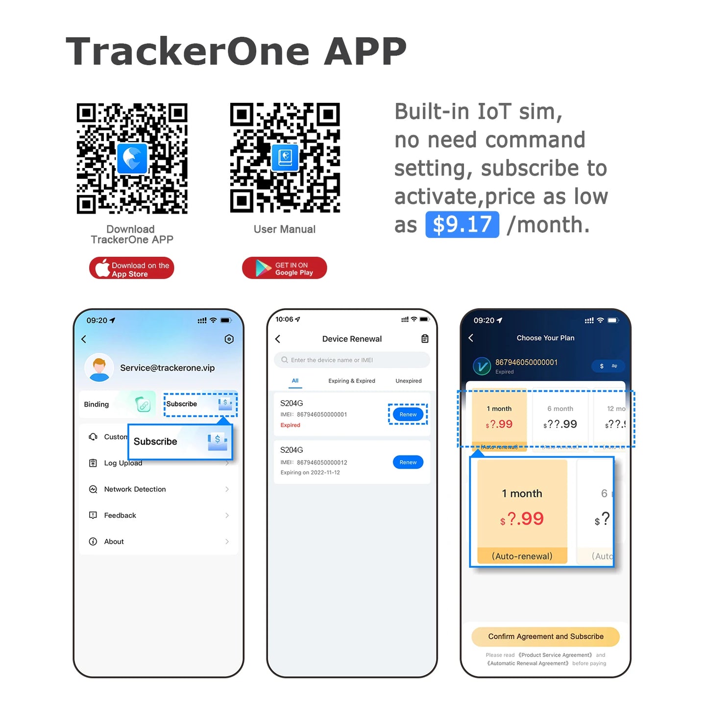 4G LTE GPS Tracker for Vehicles and Motorcycles with 6000mAh