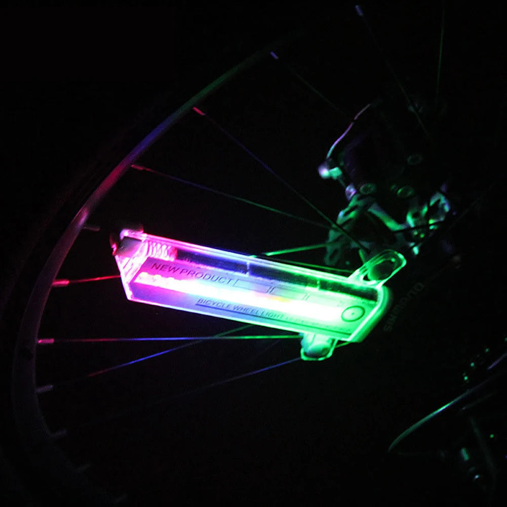 Bright Bike Wheel LED Spoke Lights Waterproof 4 Pack