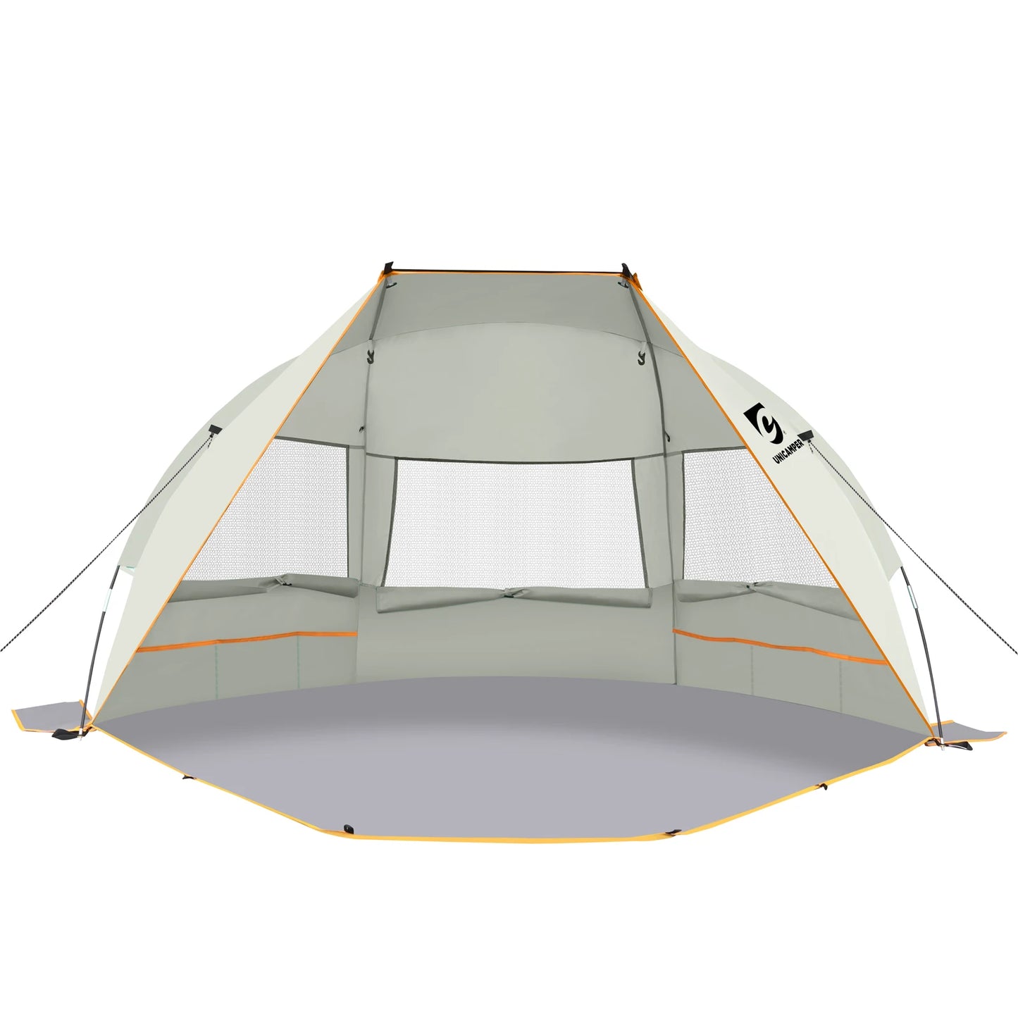 Unp Beach Tent 3-Person Sun Shelter UPF 50+ Waterproof Floor