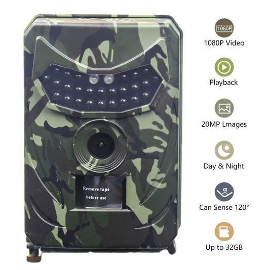 Tensdarcam Outdoor Hunting Camera 12MP Trail Night Vision