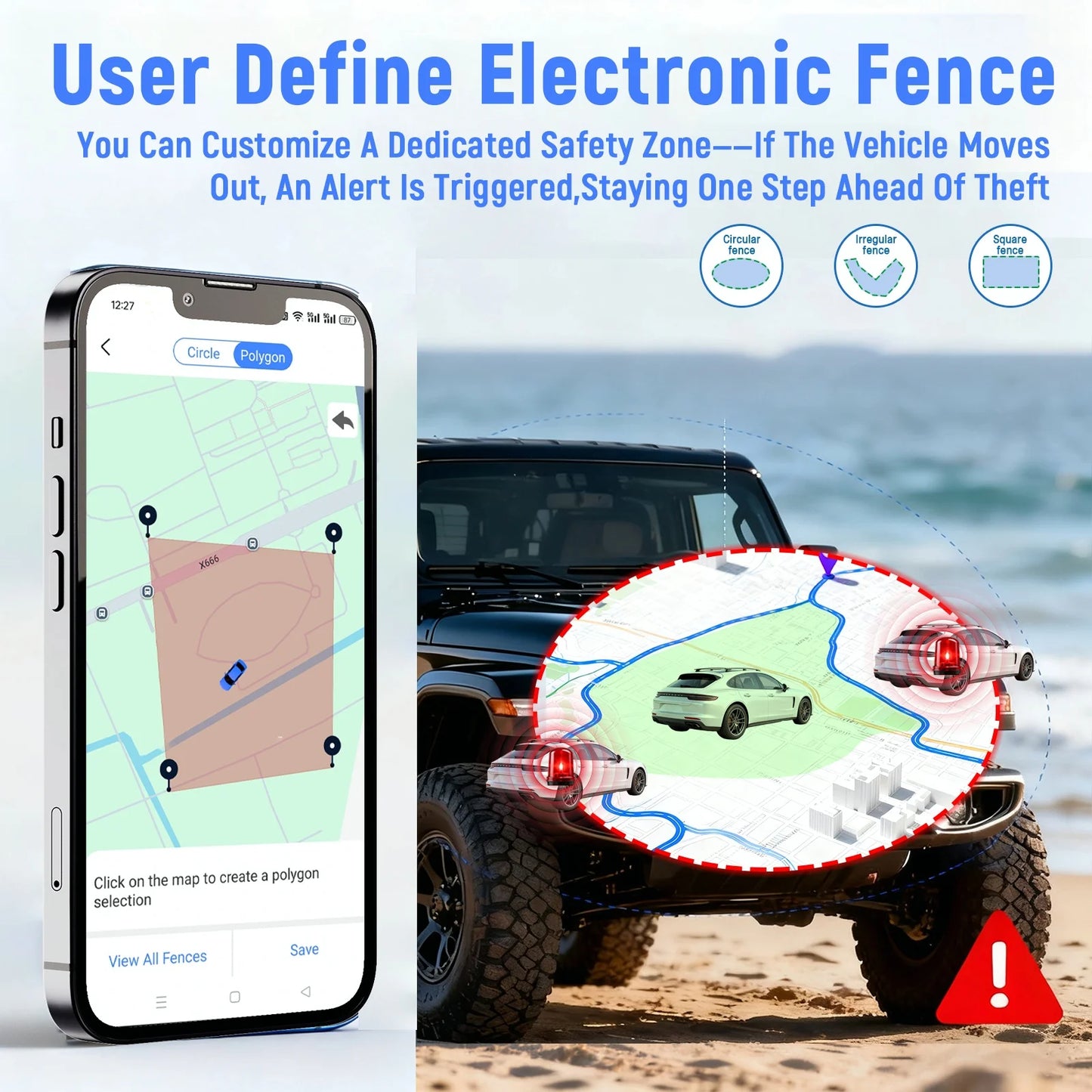 Vehicle Anti Theft GPS Tracker with Real Time Alerts