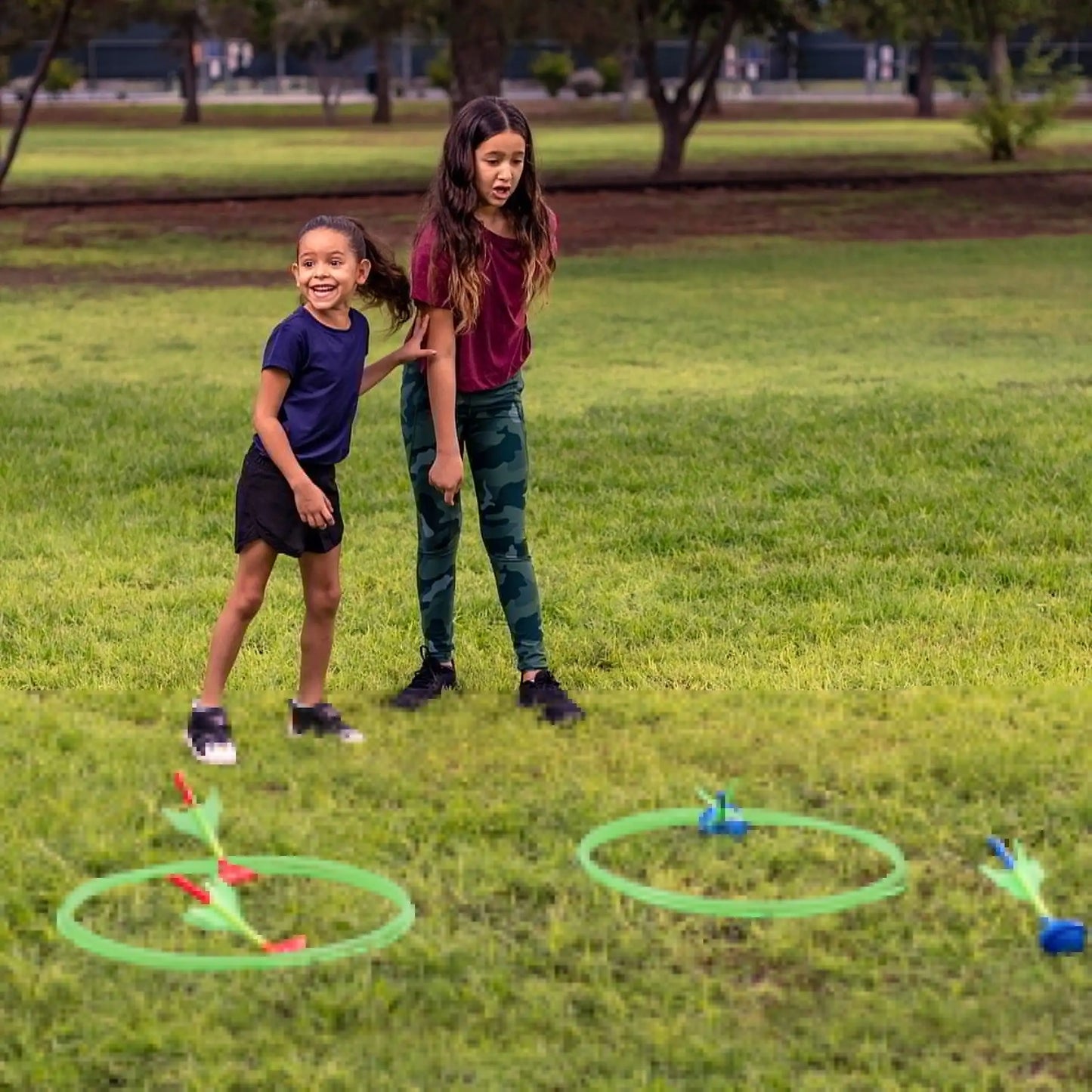 Joyfy Glow In The Dark Lawn Darts Set For Kids And Adults