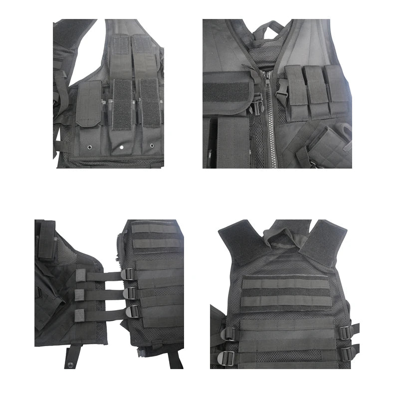 Military Tactical Vest Quick Removal Plate Carrier For Airsoft