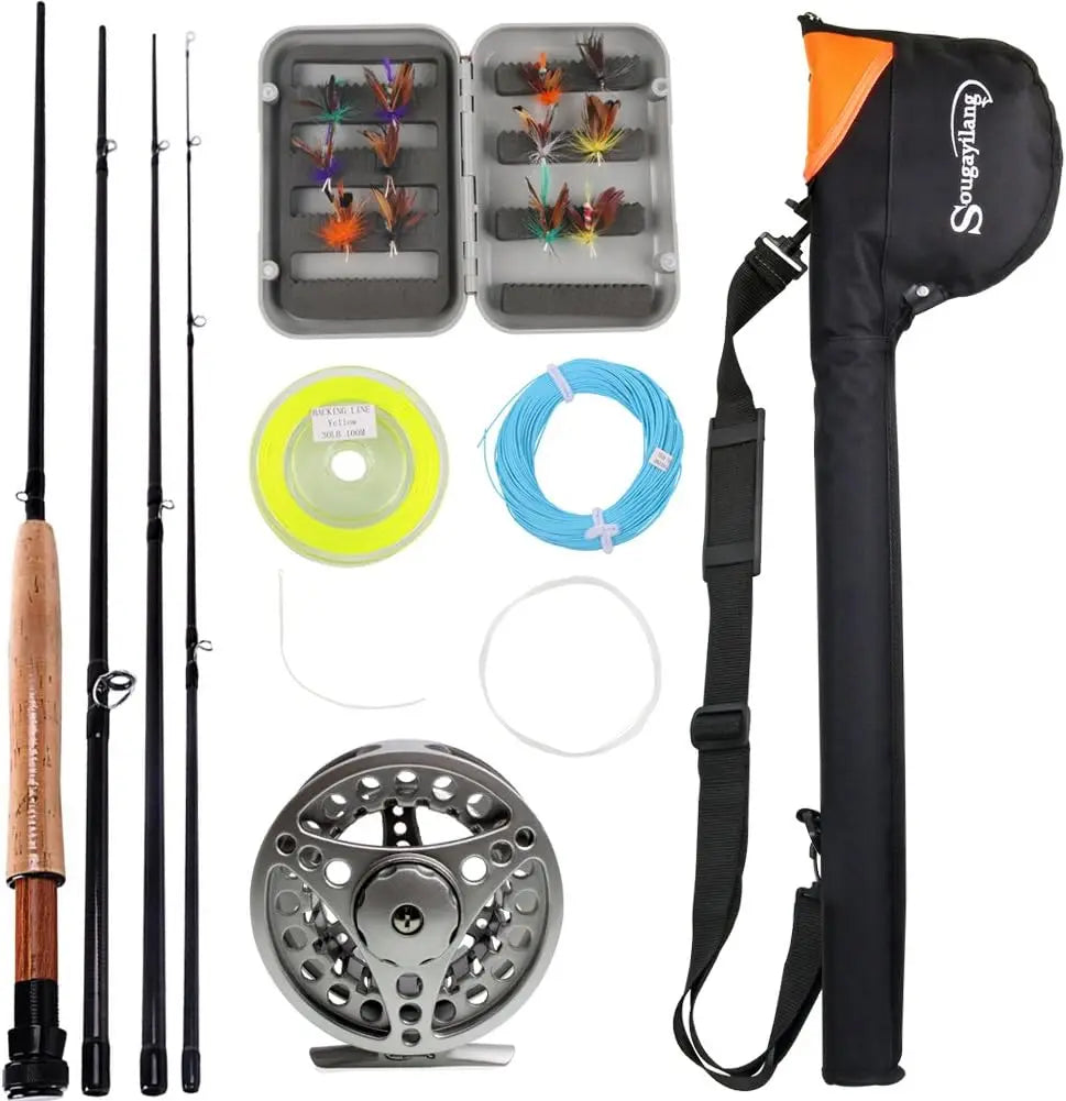 Fly Fishing Rod and Reel Combo Kit