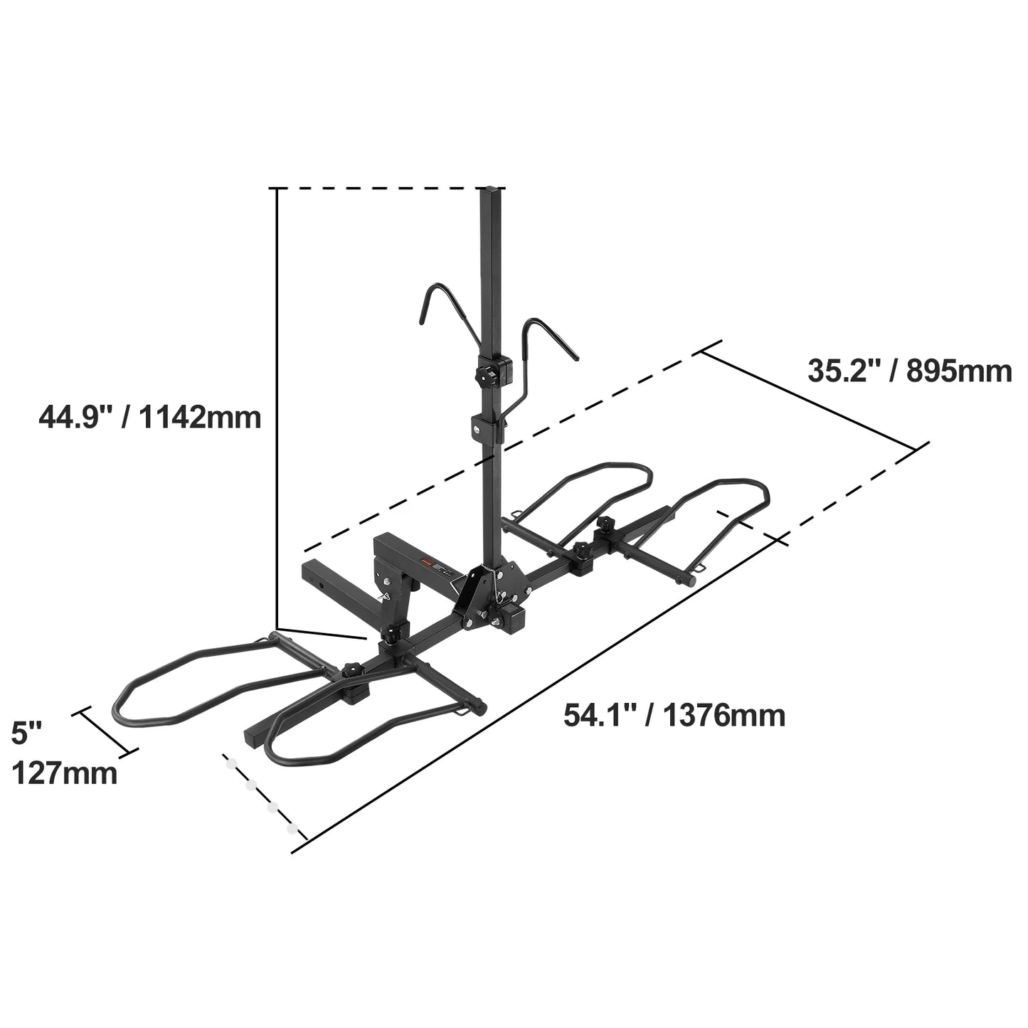 SucceBuy Hitch Mount Bike Rack For 2 Or 4 Bikes