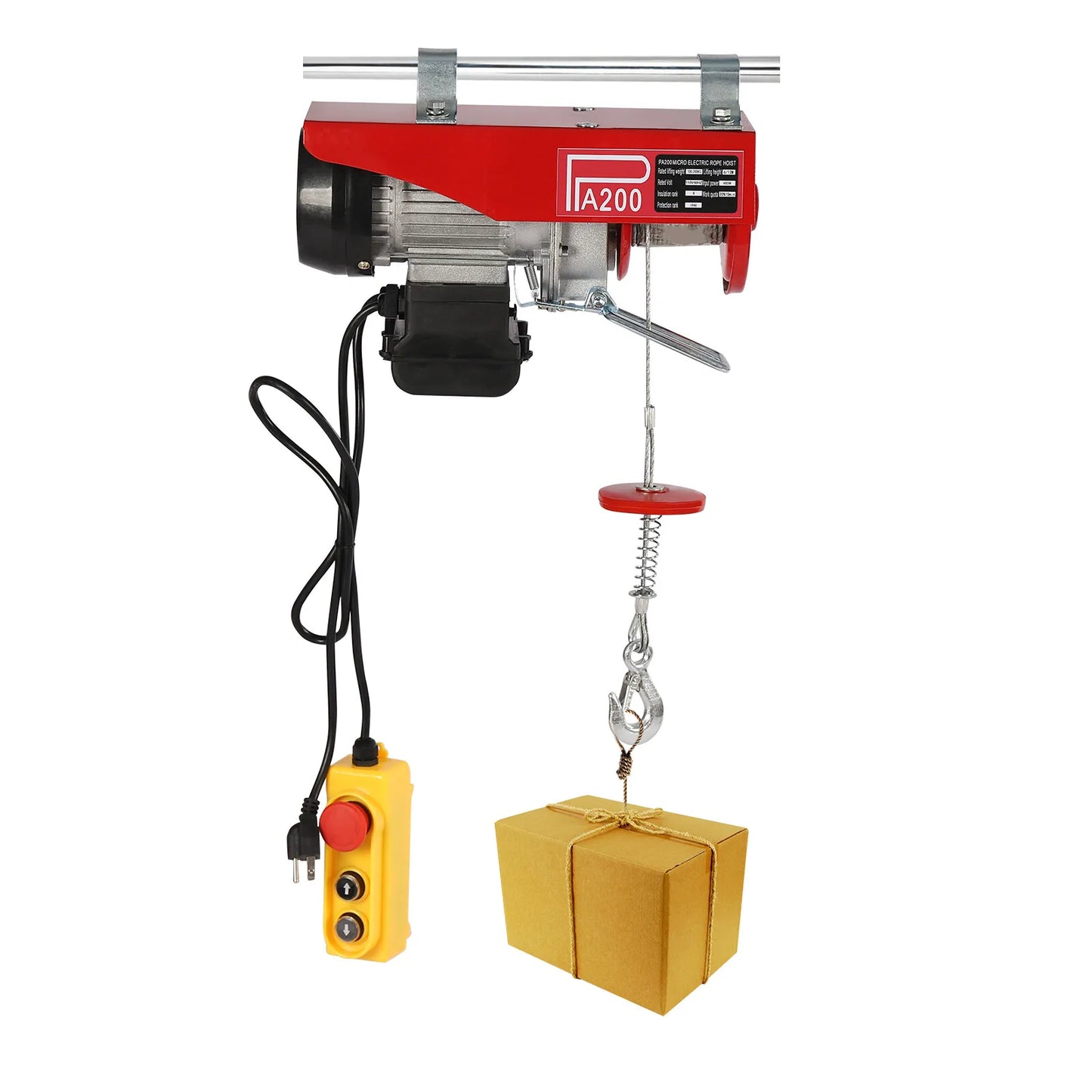 2-Ton Electric Hoist Winch With Remote Control 110V