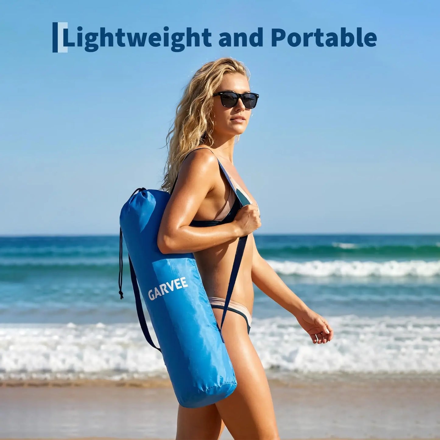 HiMISS Low Beach Chairs Folding Portable Camping Chairs