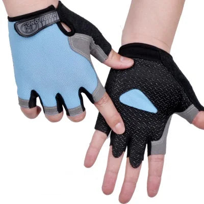 Anti Slip Breathable Half Finger Cycling Gloves For Men Women