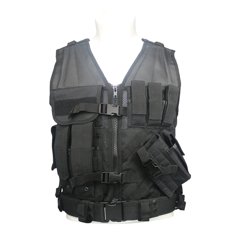 Military Tactical Vest Quick Removal Plate Carrier For Airsoft