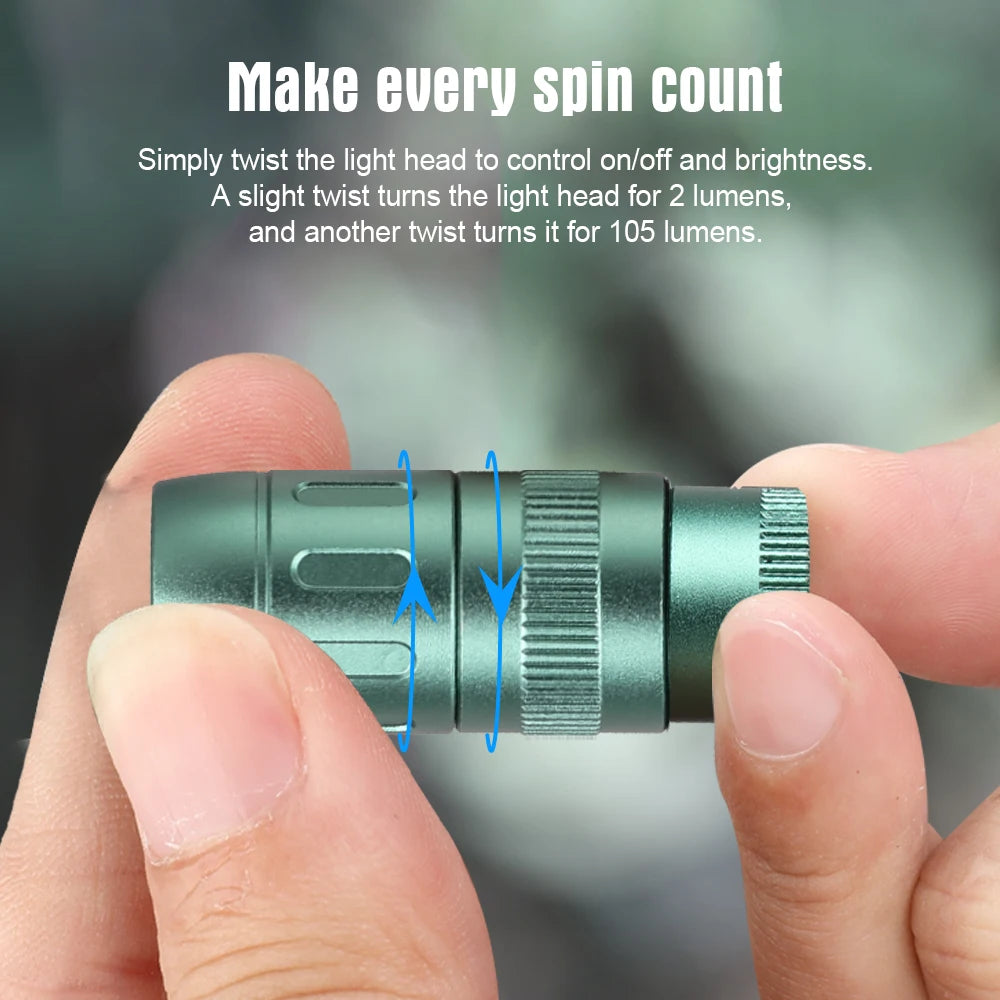 TrustFire MINIE EDC Rechargeable Keychain Flashlight