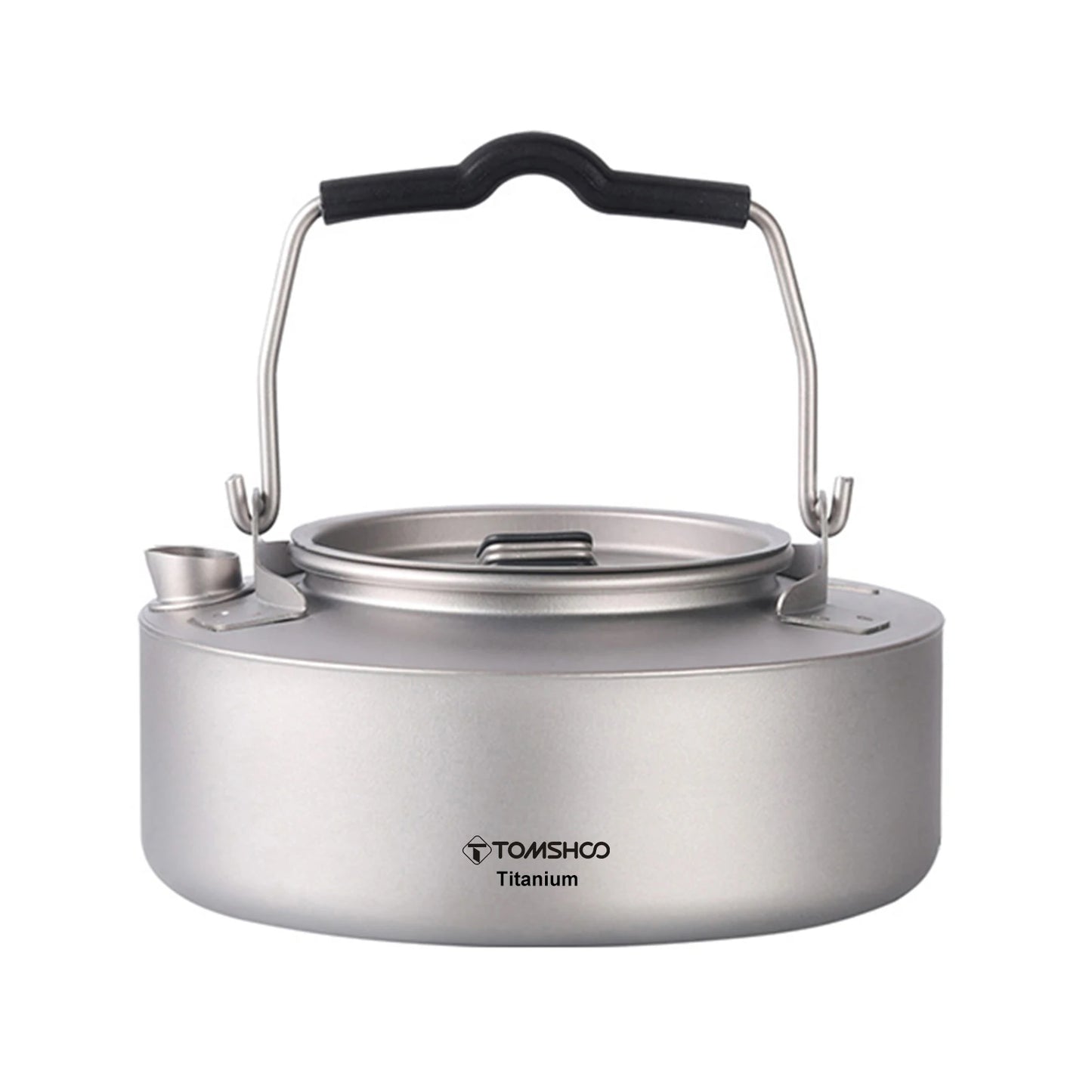 Ultralight Titanium Camping Kettle Portable Coffee Pot For Outdoors