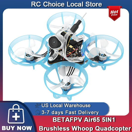 BETAFPV Air65 5-In-1 Brushless Whoop Quadcopter RC Racing Freestyle