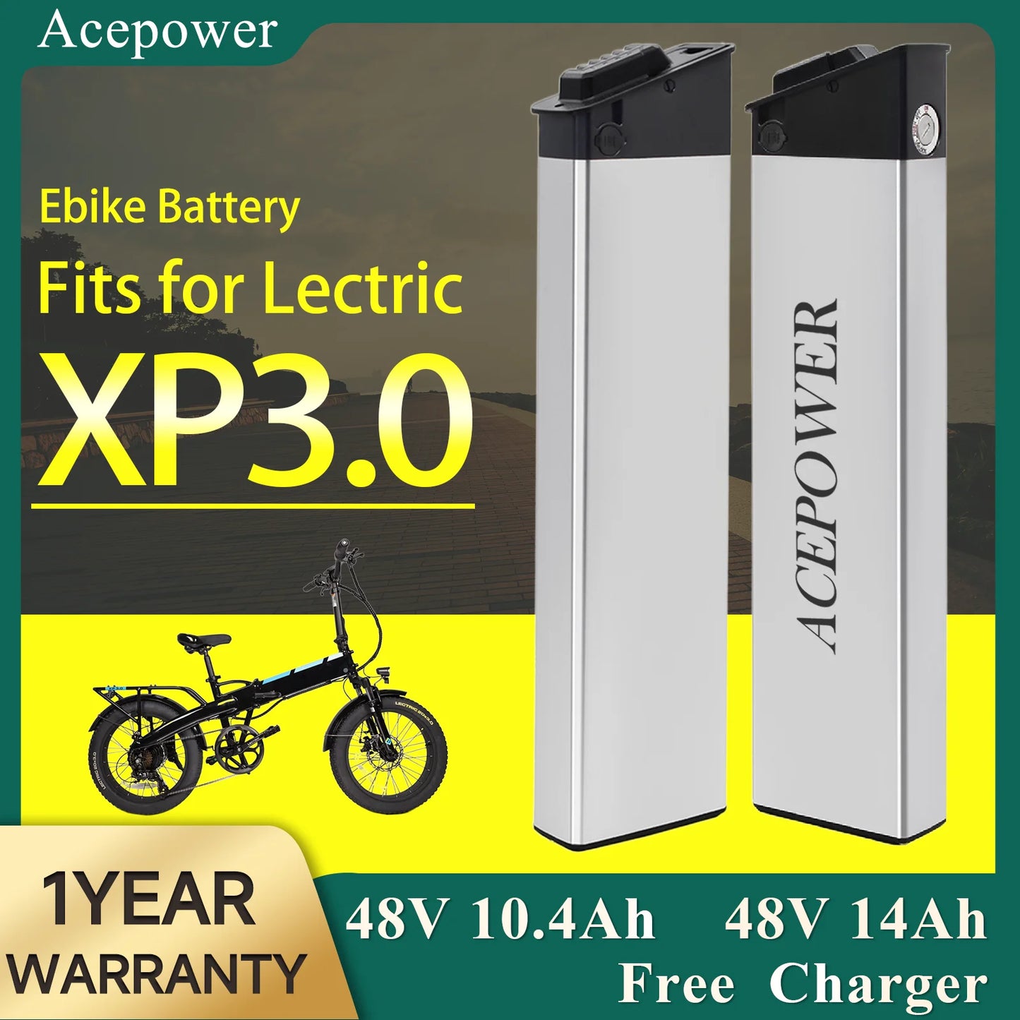 ACEBEI-POWER Battery For eLectric XP 3.0 Step-Over E-Bike