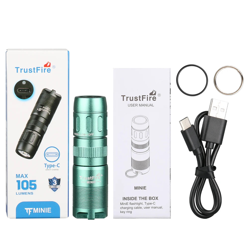 TrustFire MINIE EDC Rechargeable Keychain Flashlight