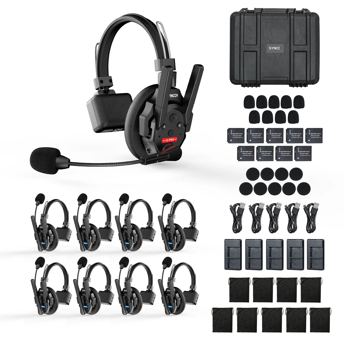 SYNCO XTALK XPRO5 Wireless Intercom Headset