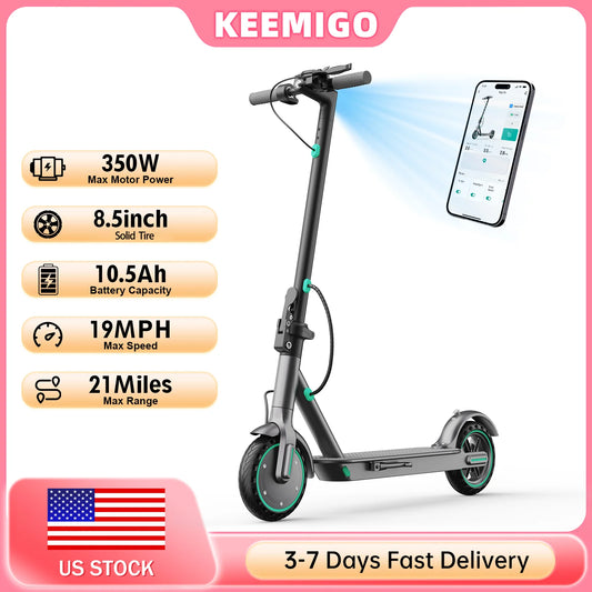 Foldable 350W Electric Scooter For Adults 36V 10.5Ah