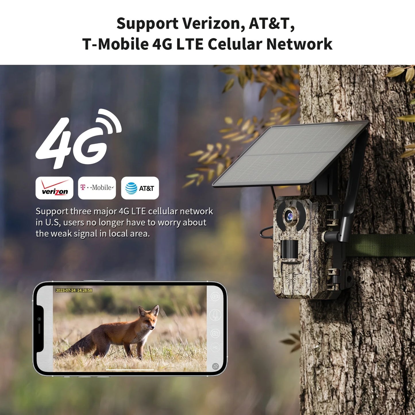 RBX H10 4G LTE Cellular Trail Camera With Live Streaming