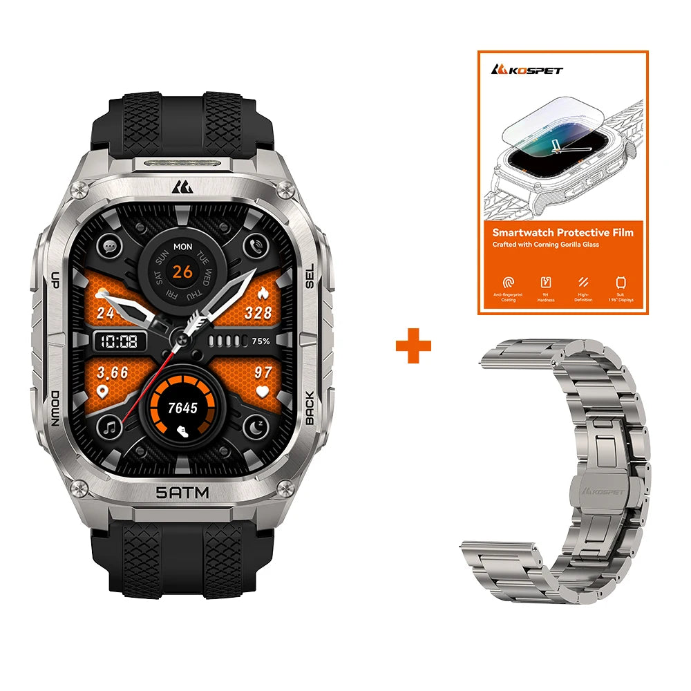 KOSPET Tank M4C GPS Smartwatch For Men Health Tracking