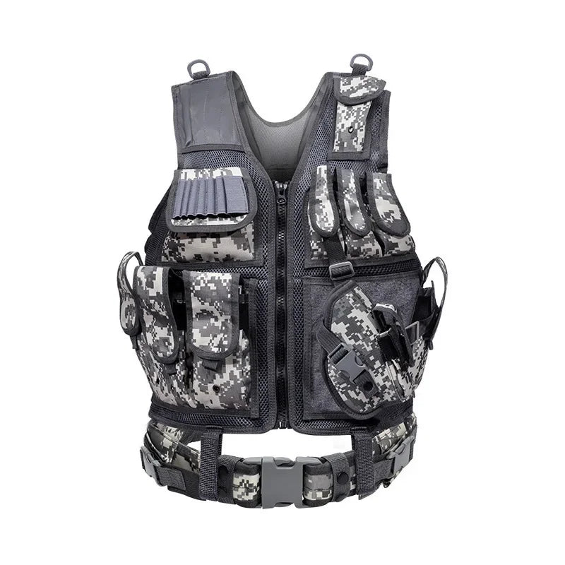 Tactical Molle Vest Adjustable Combat Body Armor Gear