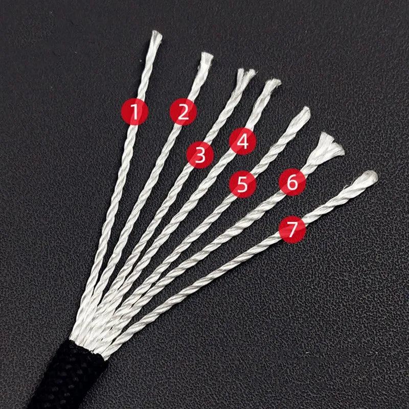 XGFY 7-Core Paracord 550 Survival Rope Kit For Outdoor Use