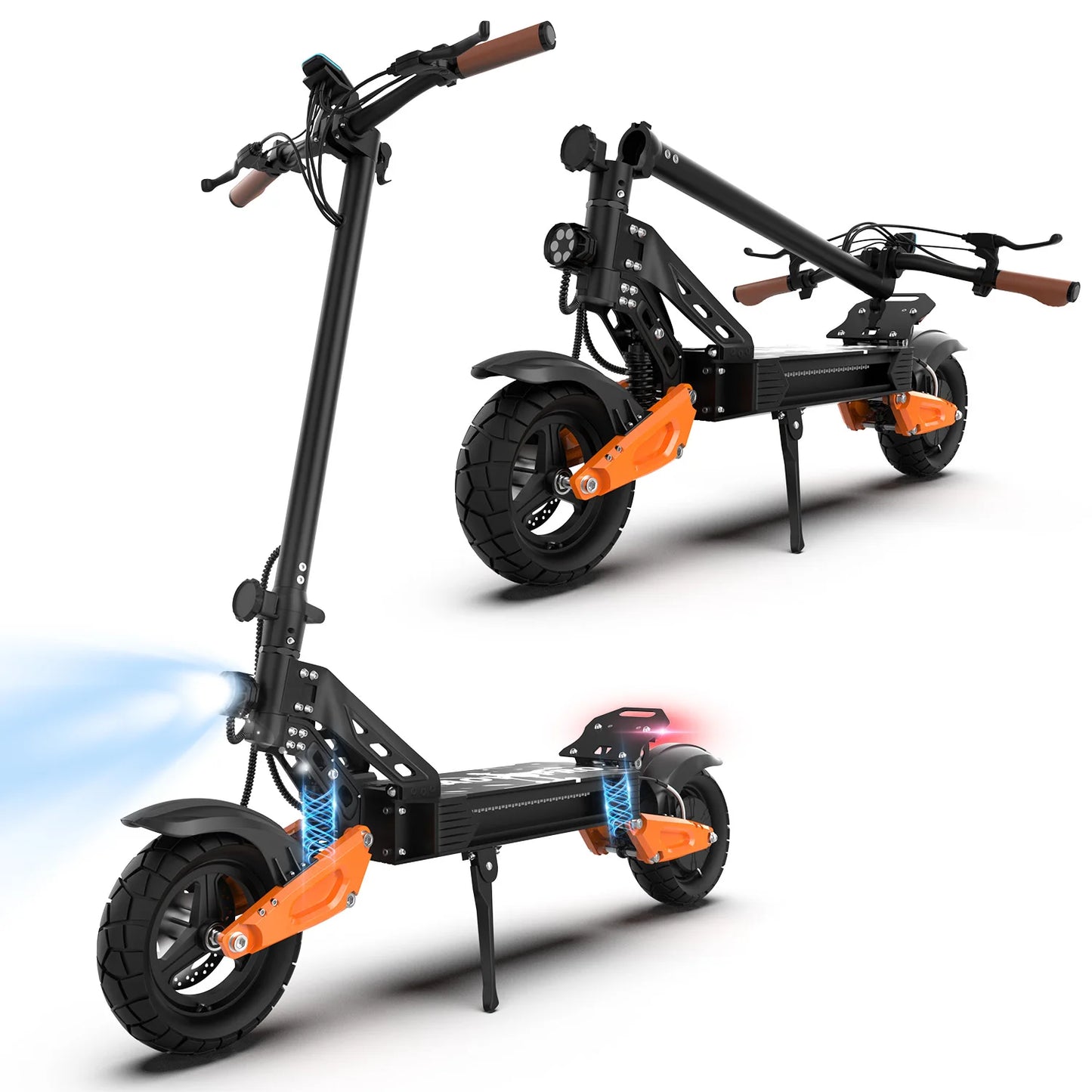 AOVOPRO G67 Off-Road Electric Scooter With Dual Suspension